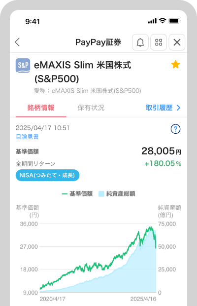 売却したい銘柄を選択